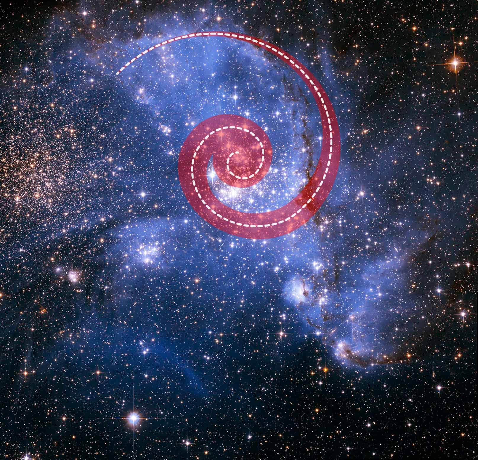 النجوم حلزونية الدوران