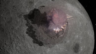 قطعة من القمر القديم